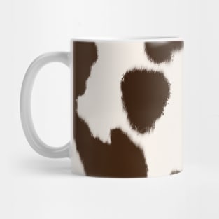 Brown Cow Hide Mug